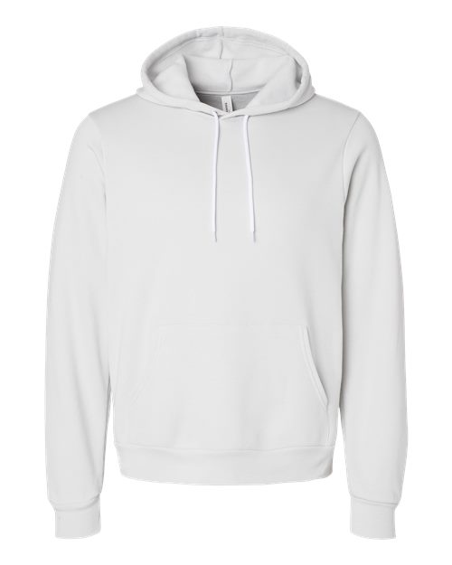 Unisex Sponge Fleece Hoodie Sweatshirt - Silver Front