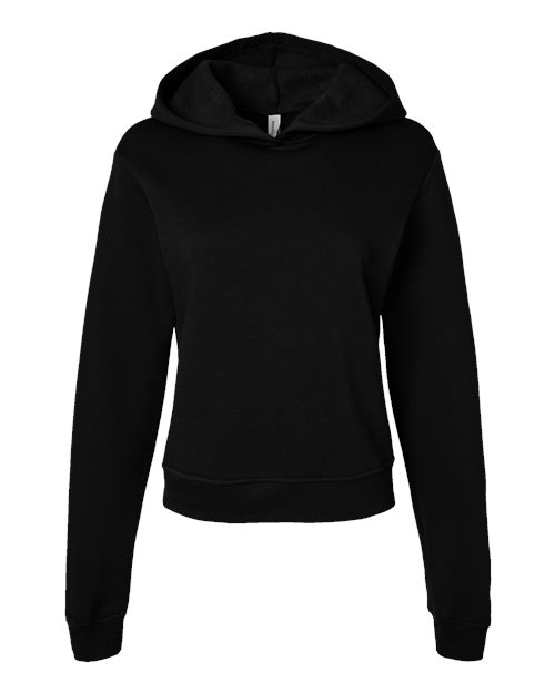 Women's Classic Hoodie Sweatshirt - Black Front