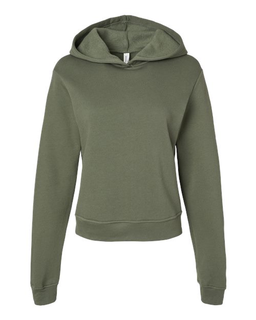 Women's Classic Hoodie Sweatshirt - Military Green Front