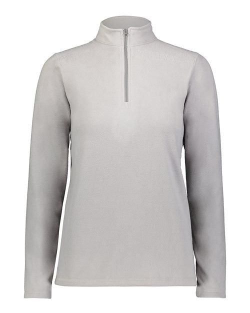 Women's Eco Revive™ Micro-Lite Fleece Quarter-Zip Pullover - Athletic Grey Front