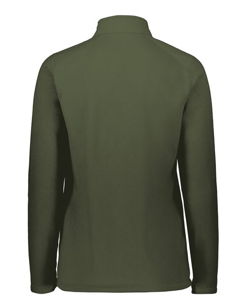 Women's Eco Revive™ Micro-Lite Fleece Quarter-Zip Pullover - Olive Back