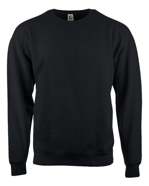 Youth Crewneck Sweatshirt - Black Front