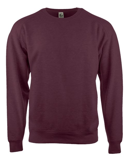 Youth Crewneck Sweatshirt - Maroon Front