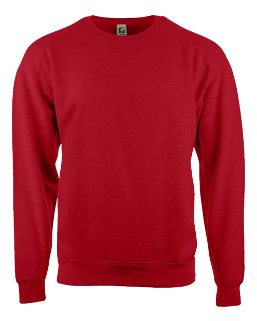 Youth Crewneck Sweatshirt - Red Front