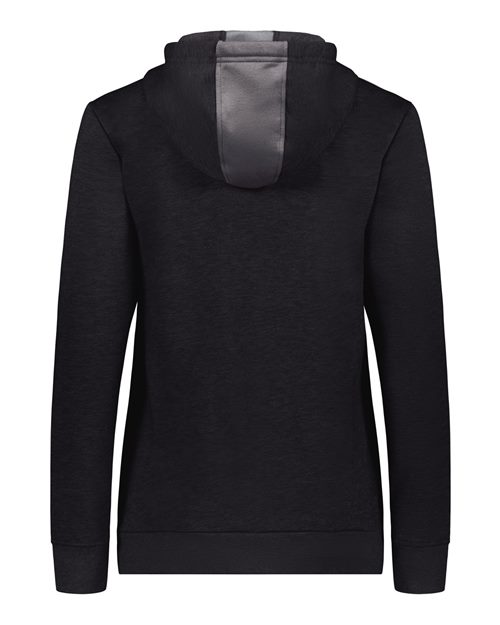 Augusta Sportswear Women's Eco Revive™ Three-Season Triblend Fleece Hooded Sweatshirt - Back