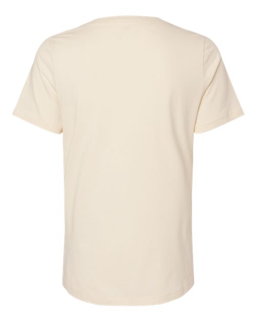 Women’s Relaxed Jersey V-Neck Tee - Natural Back