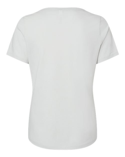 Women’s Relaxed Jersey V-Neck Tee - Silver Back
