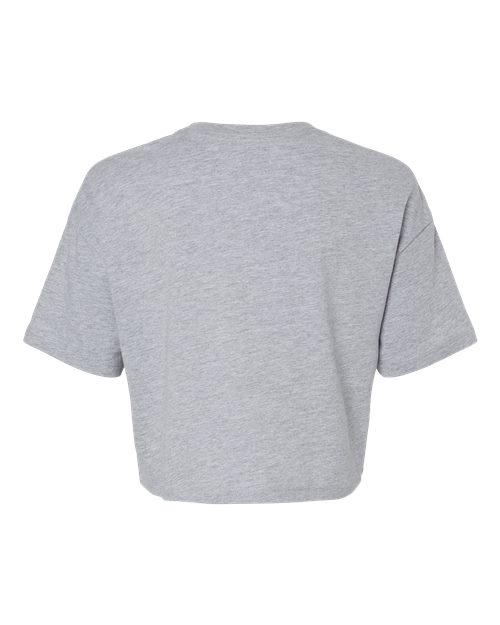 Women's Jersey Crop Tee - Athletic Heather Back