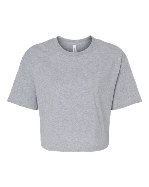 Women's Jersey Crop Tee - Athletic Heather Front