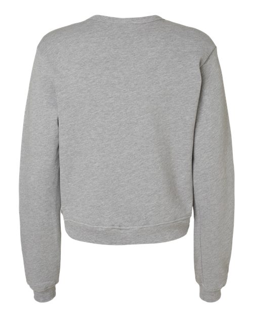 Women's Sponge Fleece Crewneck Sweatshirt - Athletic Heather Back