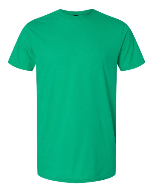 Gildan Unisex Softstyle® CVC T-Shirt - Kelly Mist Front
