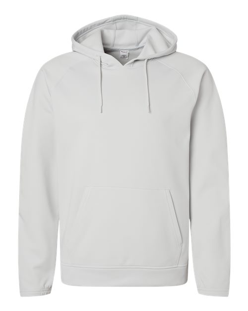 Unisex Vail Performance Fleece Hooded Sweatshirt - Aluminum Front
