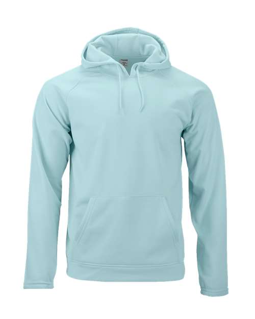 Unisex Vail Performance Fleece Hooded Sweatshirt - Aqua Blue Front