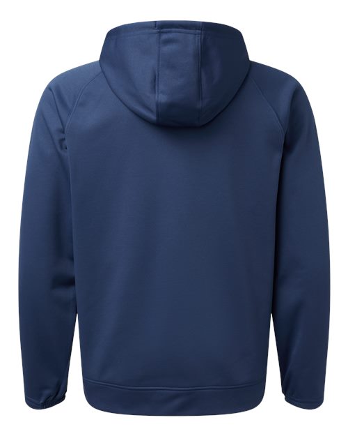 Unisex Vail Performance Fleece Hooded Sweatshirt - Navy Back