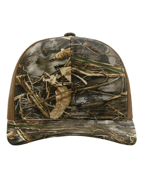 Printed Trucker Cap - Realtree Max 7/ Buck Front