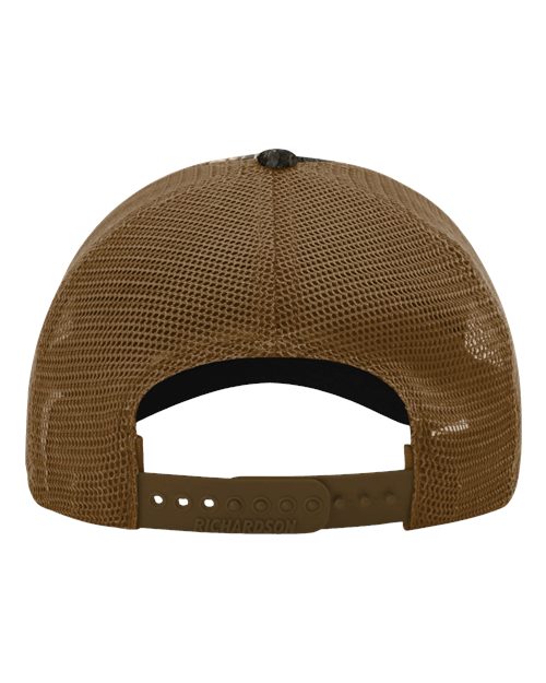 Garment Washed Printed Trucker Cap - Realtree Max 7/ Buck Back