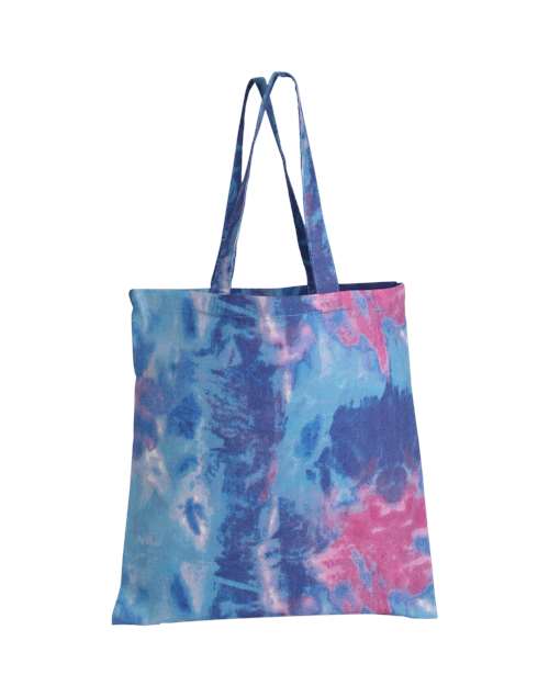 Tie-Dyed Canvas Bag - Cotton Candy Front