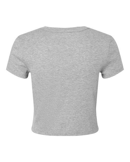 Women's Micro Rib Baby Tee - Athletic Heather Back