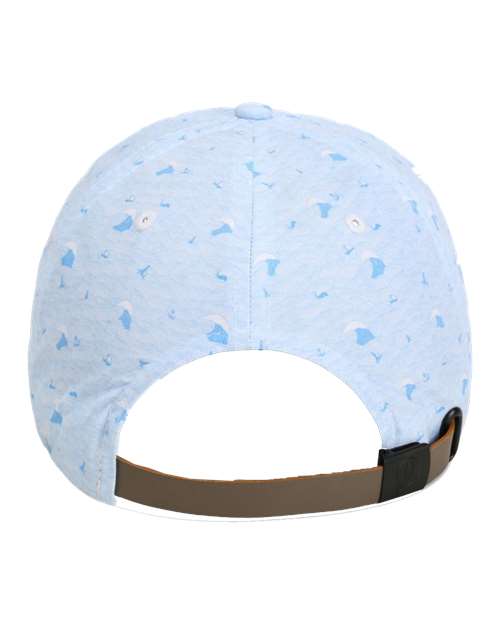 The Aloha Rope Cap - Blue Waves Back