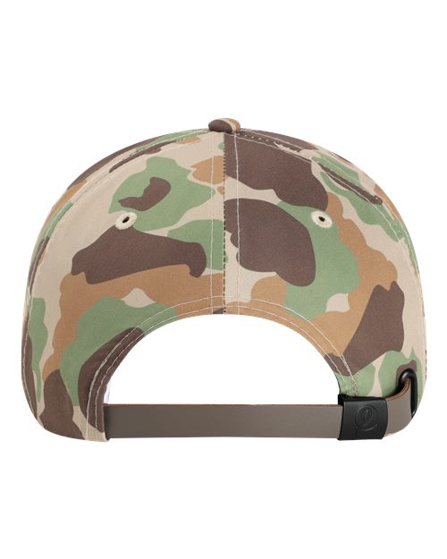 The Aloha Rope Cap - Frog Skin Camo/ Brown Back