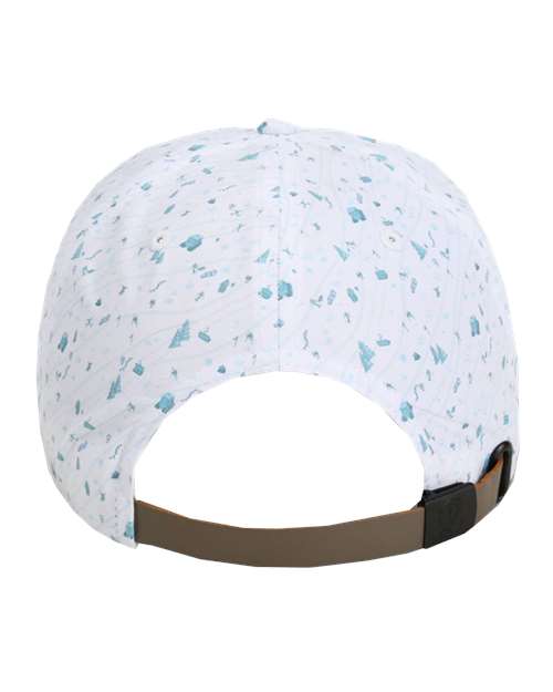 The Aloha Rope Cap - Winter Blue Back