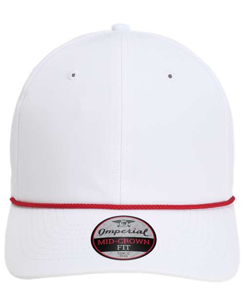 The Wingman Cap - White/ Red Front