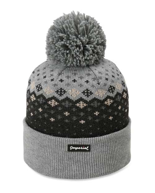 The Baniff Cuffed Beanie - Ash Back