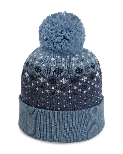 The Baniff Cuffed Beanie - Slate Front