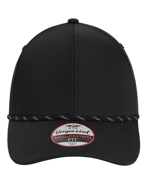 The Habanero Performance Rope Cap - Black Front