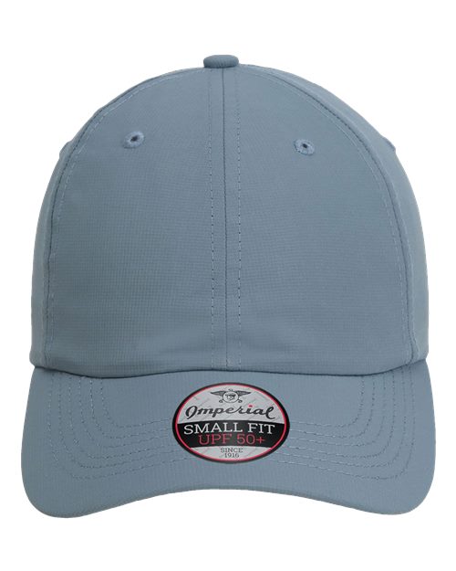 The Hinsen Performance Ponytail Cap - Breaker Blue Front