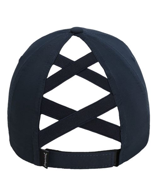 The Hinsen Performance Ponytail Cap - True Navy Back