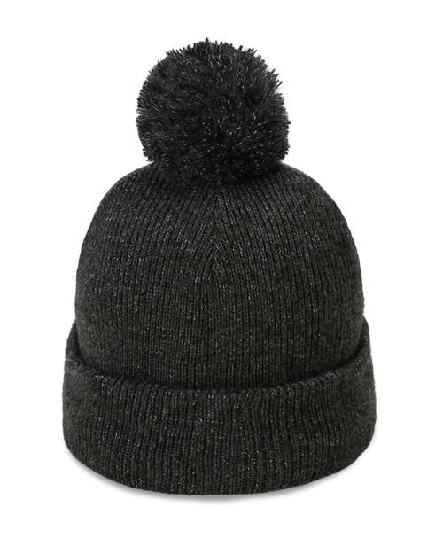 The Mammoth Cuffed Beanie - Dark Grey Front