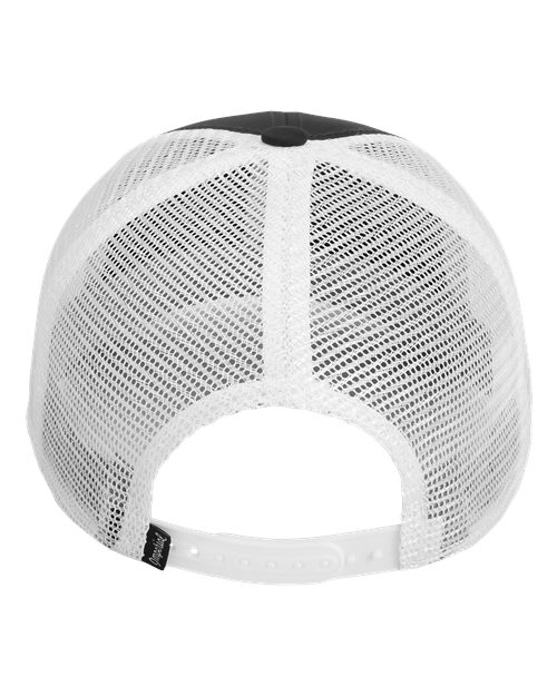 The Night Owl Performance Rope Cap - Black/ White Back