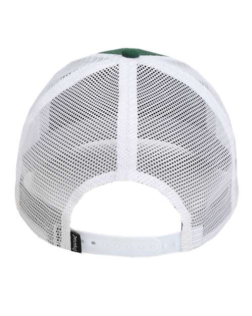 The Night Owl Performance Rope Cap - Forest/ White Back