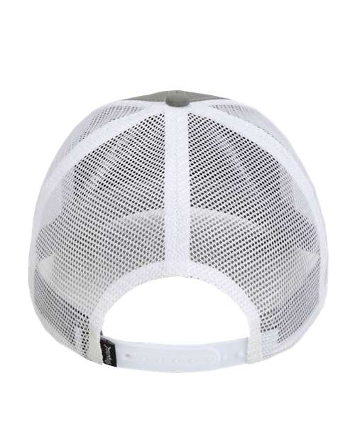 The Night Owl Performance Rope Cap - Grey/ White Back