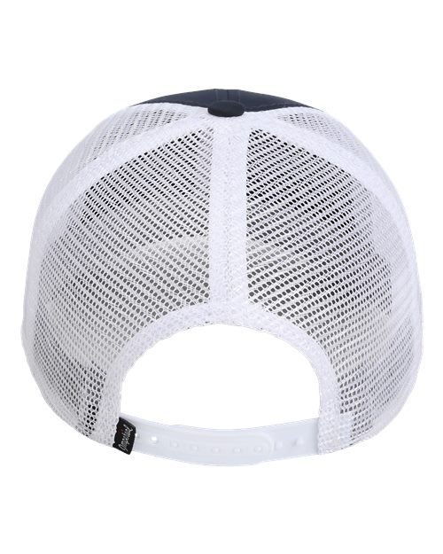 The Night Owl Performance Rope Cap - Navy/ White Back