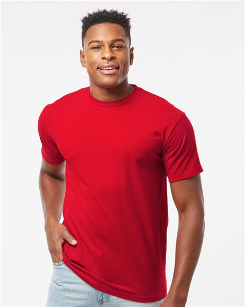 Unisex Heavyweight Jersey T-Shirt - Royal (disc) Front