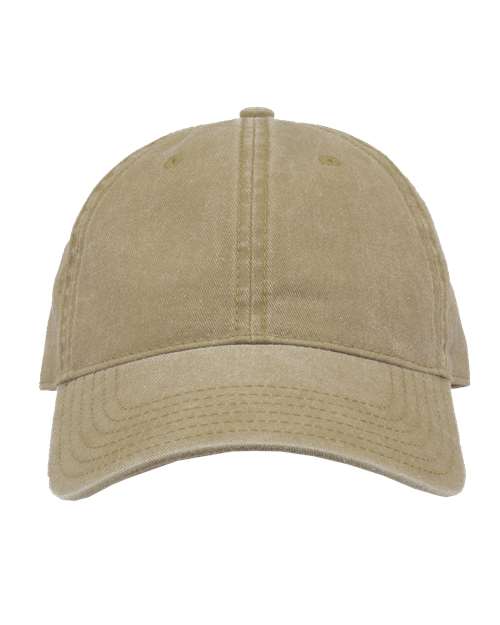 Pigment-Dyed Cap - Khaki Front