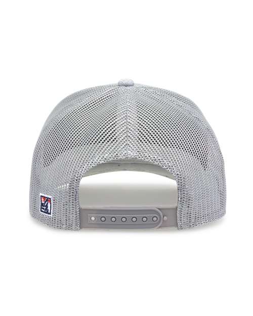 Everyday Trucker Cap - Heather Light Grey Back
