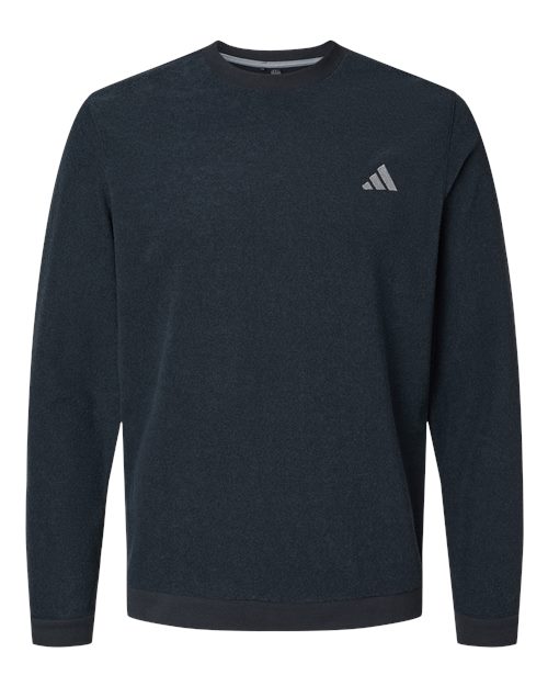 Men's Terry Loop Crewneck Sweatshirt - Black Front