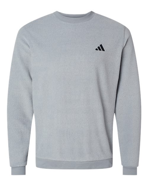 Men's Terry Loop Crewneck Sweatshirt - Grey Three Front