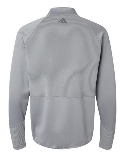 Men's Performance Quarter-Zip Pullover - Grey Three Back