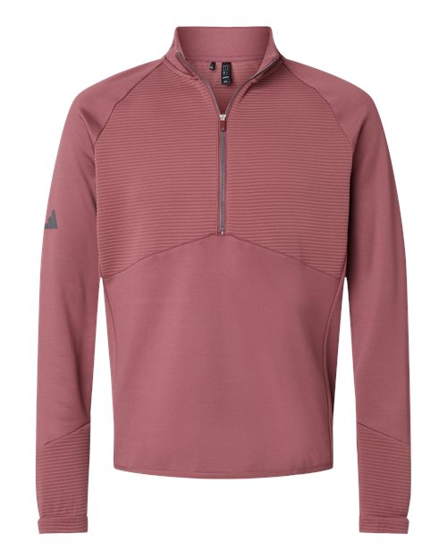 Men's Performance Quarter-Zip Pullover - Quiet Crimson Front