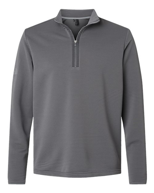 Men's Spacer Quarter-Zip Pullover - Grey Five Front