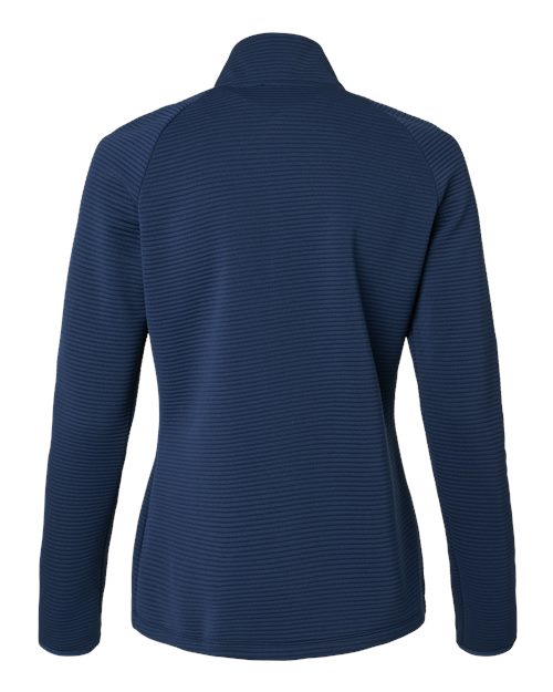 Women's Spacer Quarter-Zip Pullover - Collegiate Navy Back