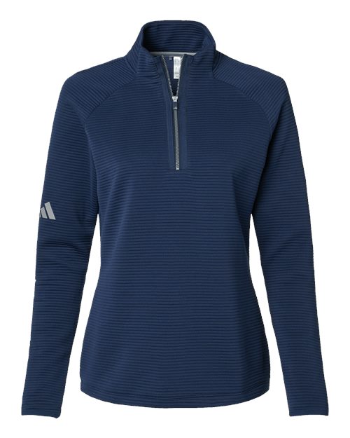Women's Spacer Quarter-Zip Pullover - Collegiate Navy Front