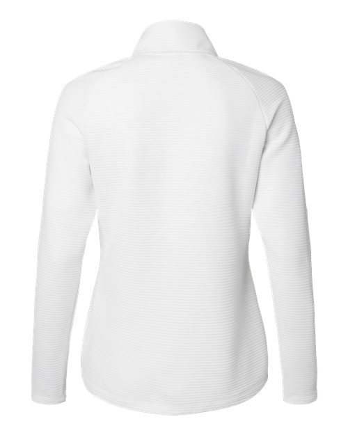 Women's Spacer Quarter-Zip Pullover - Core White Back