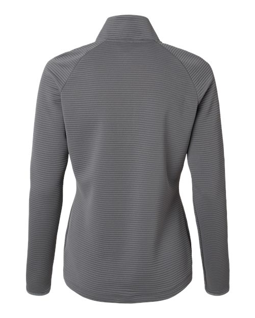 Women's Spacer Quarter-Zip Pullover - Grey Five Back