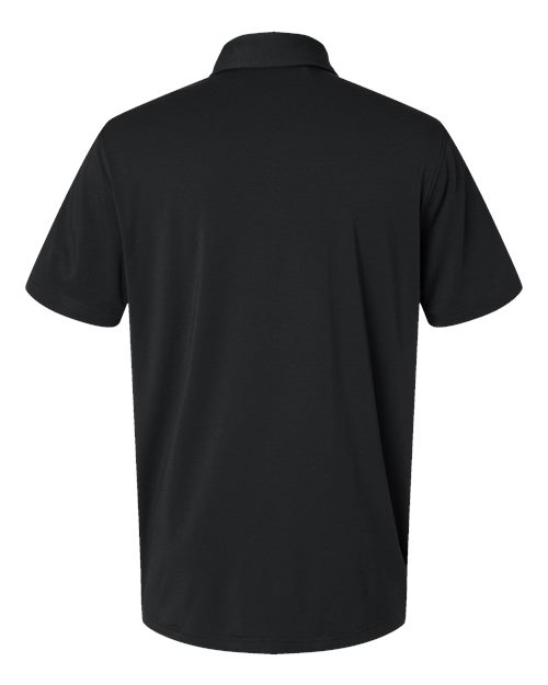 Men's Blended Polo - Solid Black Back
