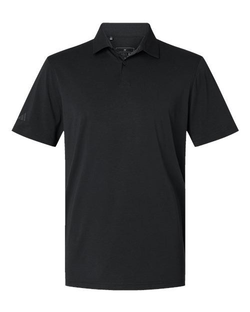 Men's Blended Polo - Solid Black Front